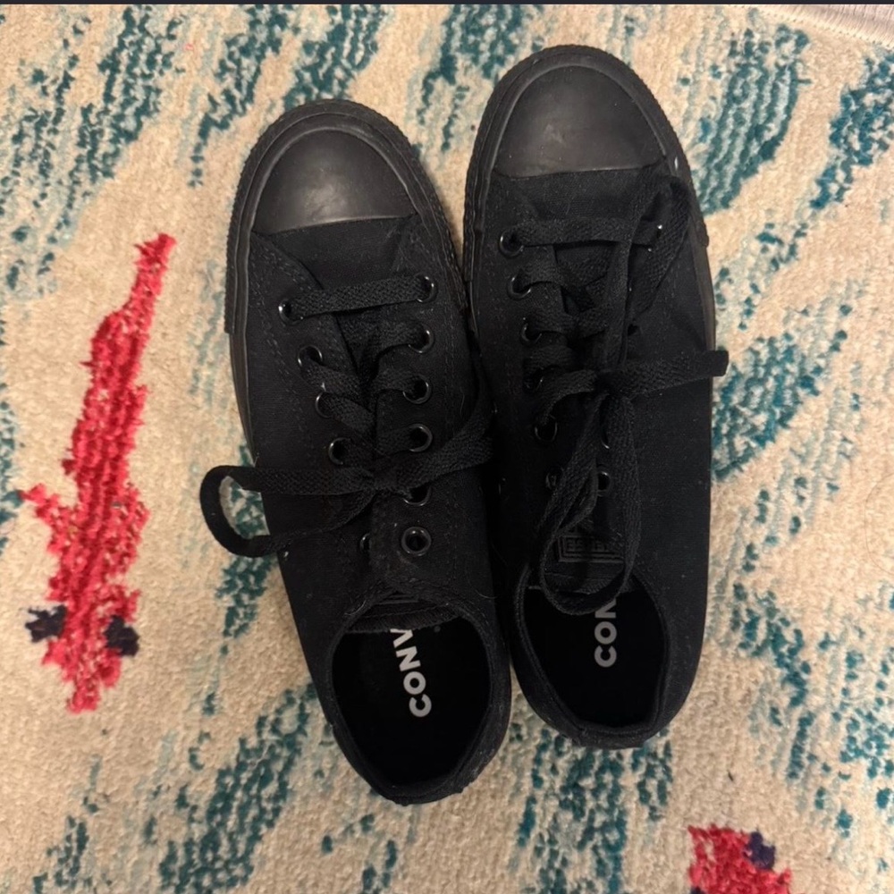 Converse Kids Black Sneakers